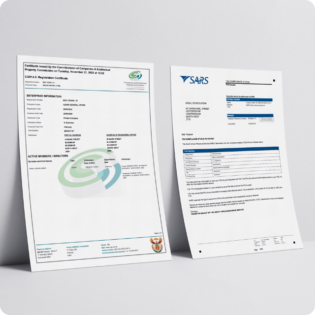 Company Reg. (Pty) Ltd