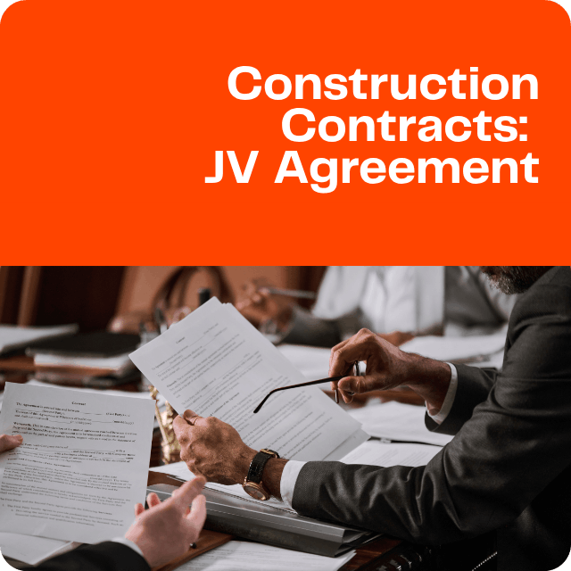 Construction Contracts: JV Agreement